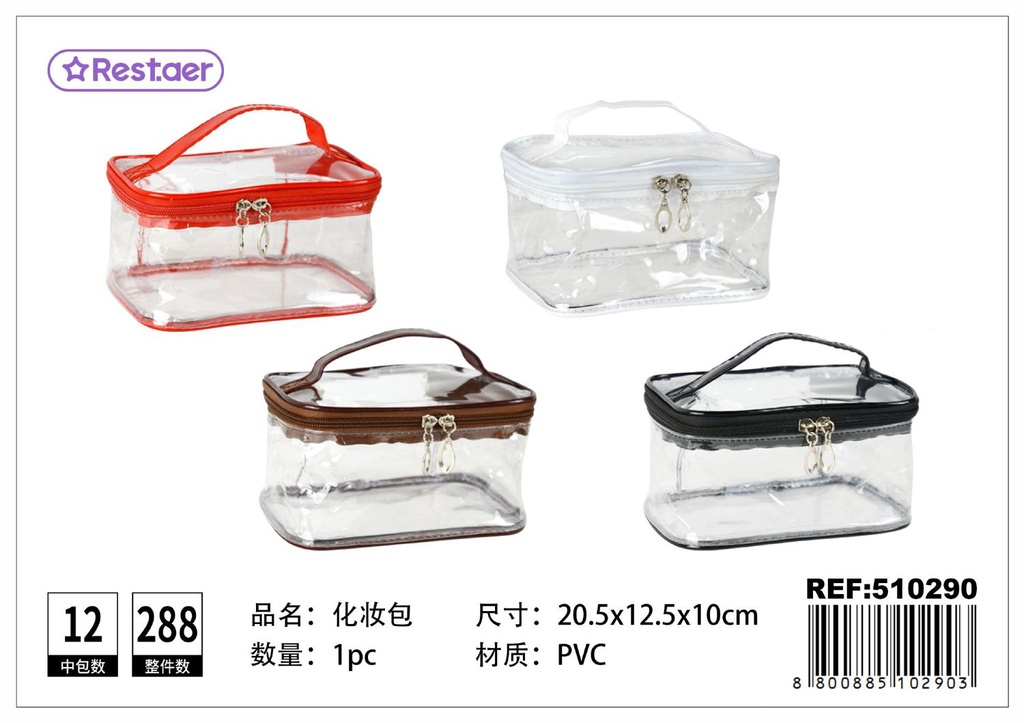 Neceser rectangular 18.5*12.5*10 cm - Organizador de maquillaje