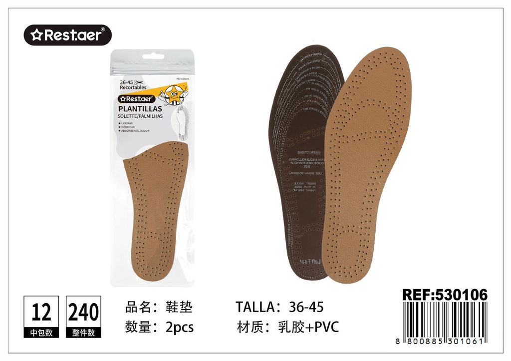 Plantilla de látex color beige - Accesorios de costura