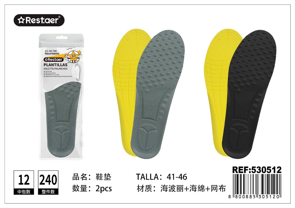 Plantillas deportivas 41-46 - Accesorios de calzado