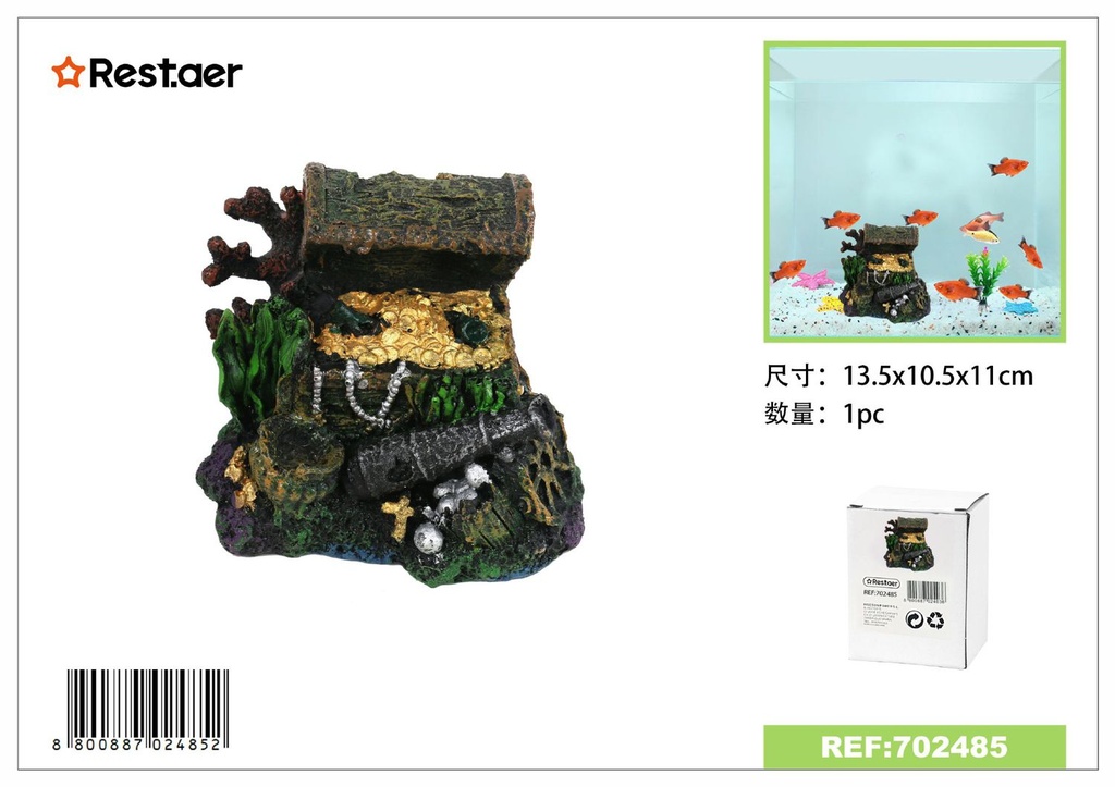Adorno de acuario 13.5*10.5*11CM - Accesorios para acuarios