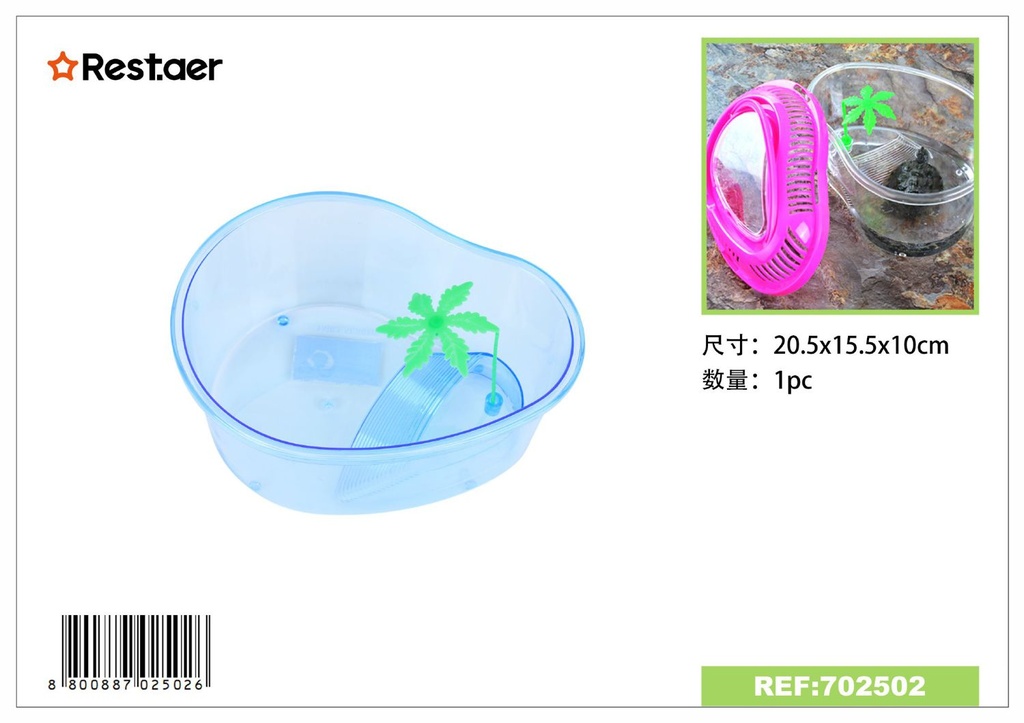 Recipiente para tortuga 20.5*15.5*10CM - Acuarios modernos