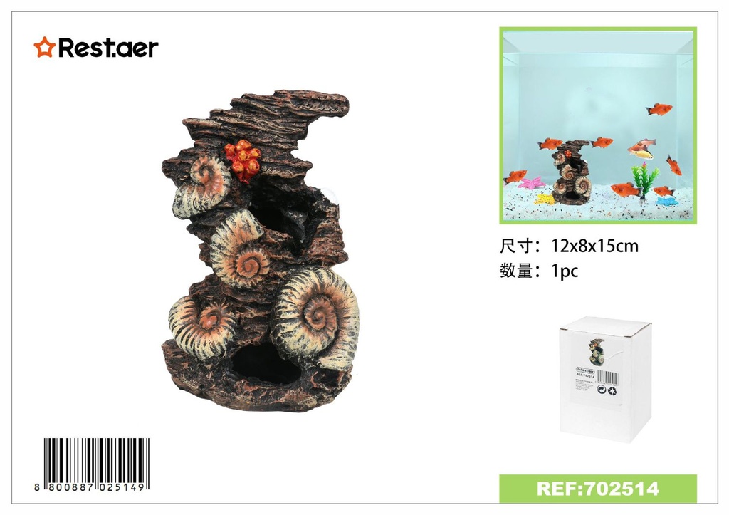 Adorno de acuario 12*8*15 cm - Accesorios para acuarios