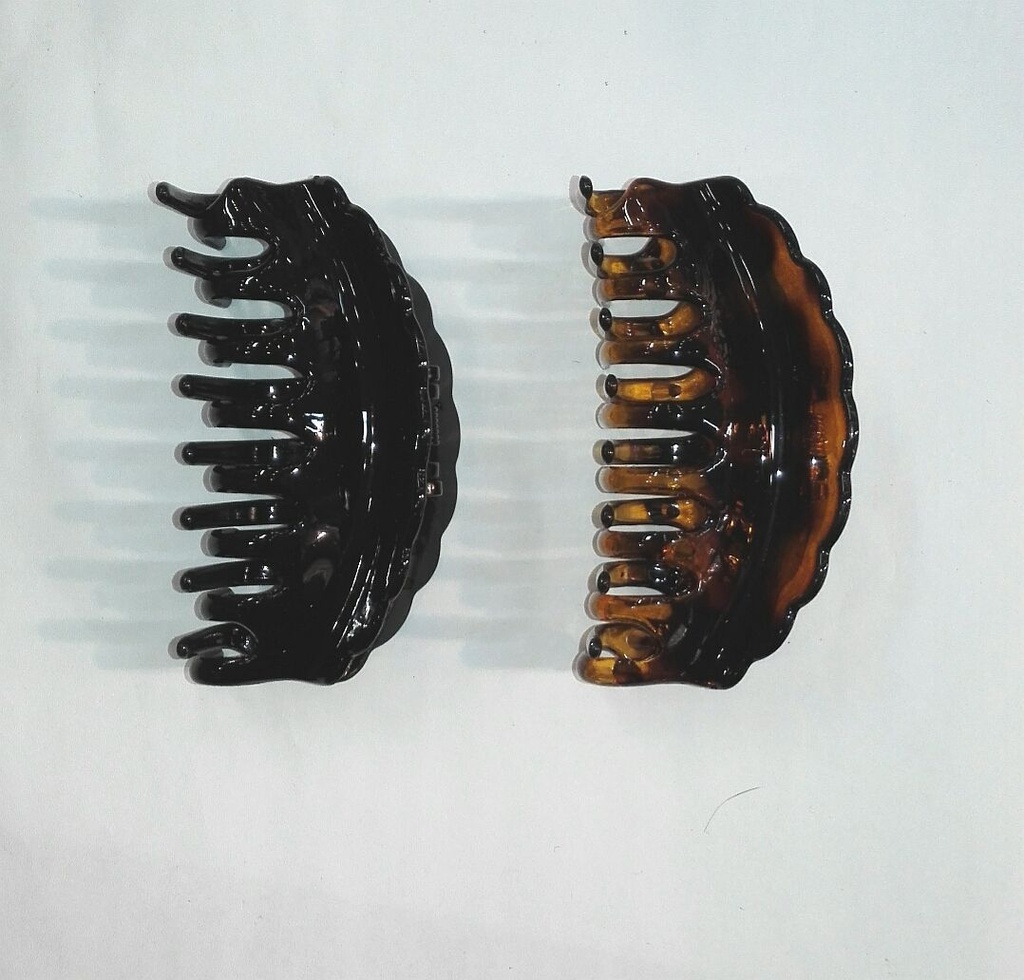Pinza de pelo NGR/M 8 cm 12 unidades - Accesorios para el cabello