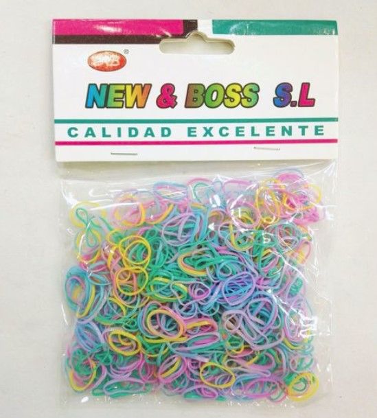 Gomas de pelo de color claro (24/U) 2932-1 NB - Accesorios para el cabello