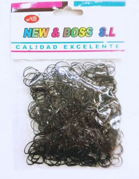 Gomitas negras para el cabello 24/u