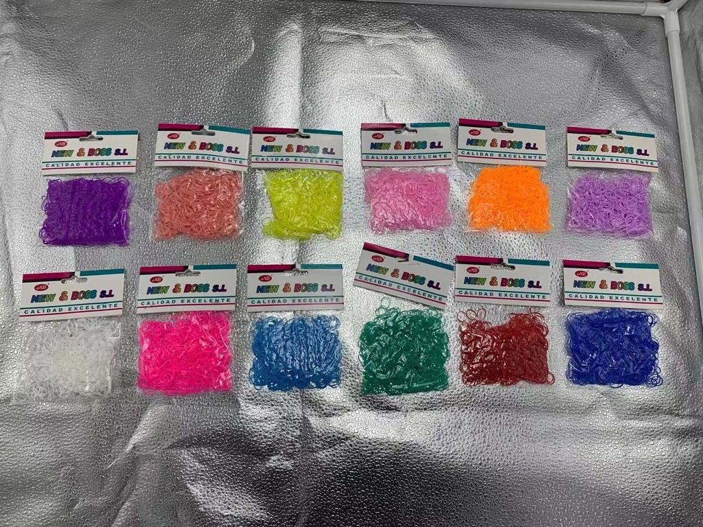 Gomas de pelo de color (24/U) 2932-5 NB - Accesorios para el cabello