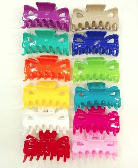 Pinza de pelo 9cm color 12/u 234513-1 NB para peinados