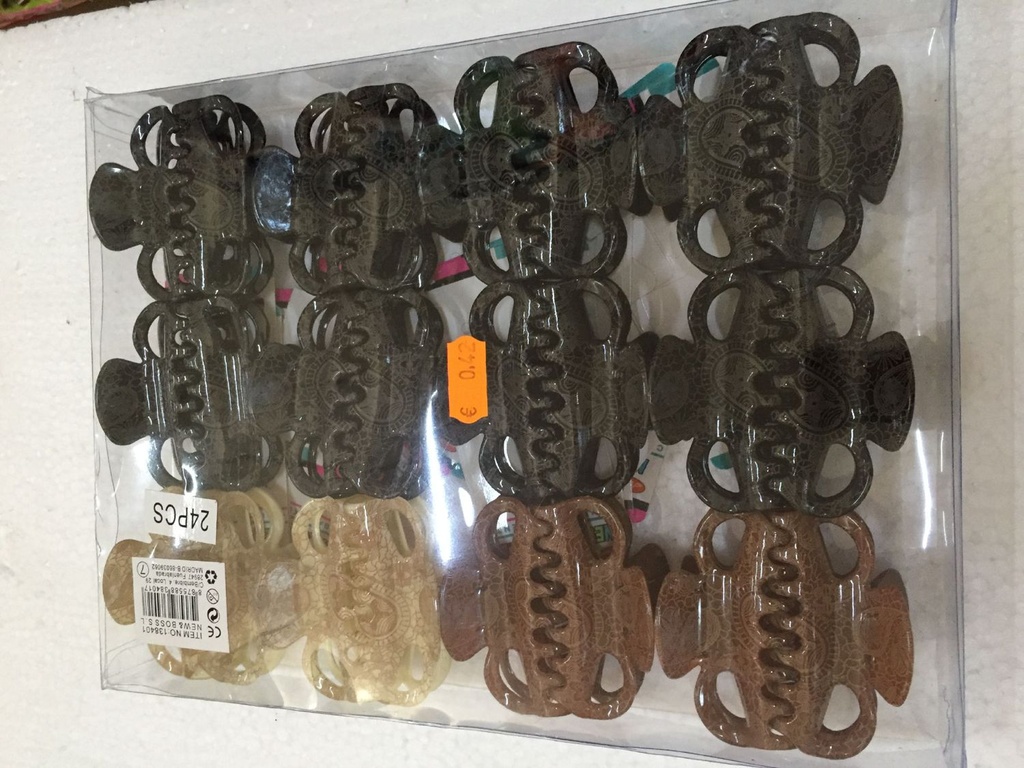 Pinza de pelo 7cm 24/U - Accesorios para el cabello
