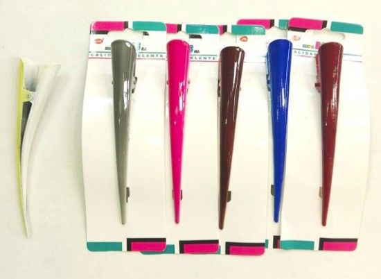 Pinza pico pato 13 cm 12/u - Accesorios para el cabello