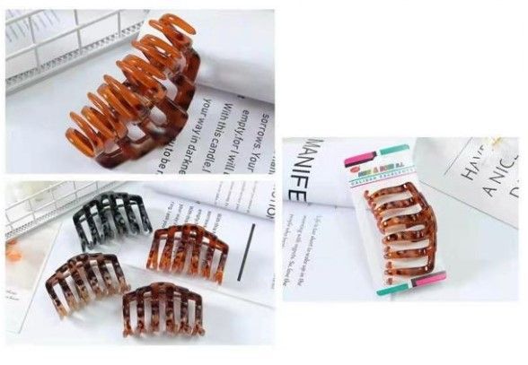 Pinza de pelo de 8 cm en 12 piezas N.BOSS - Accesorios para el cabello