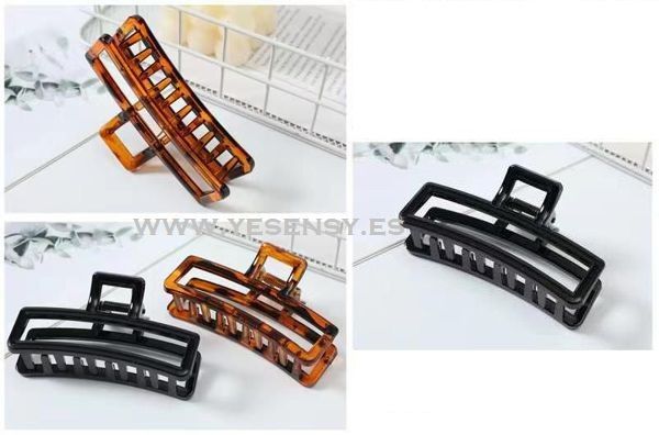 Pins en forma de concha black - 9CM, 12 unidades