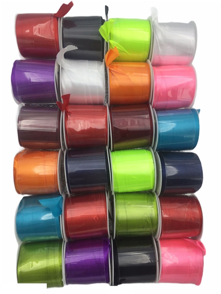 Cinta de raso 2cm (24/U) 81670 - Accesorios de manualidades