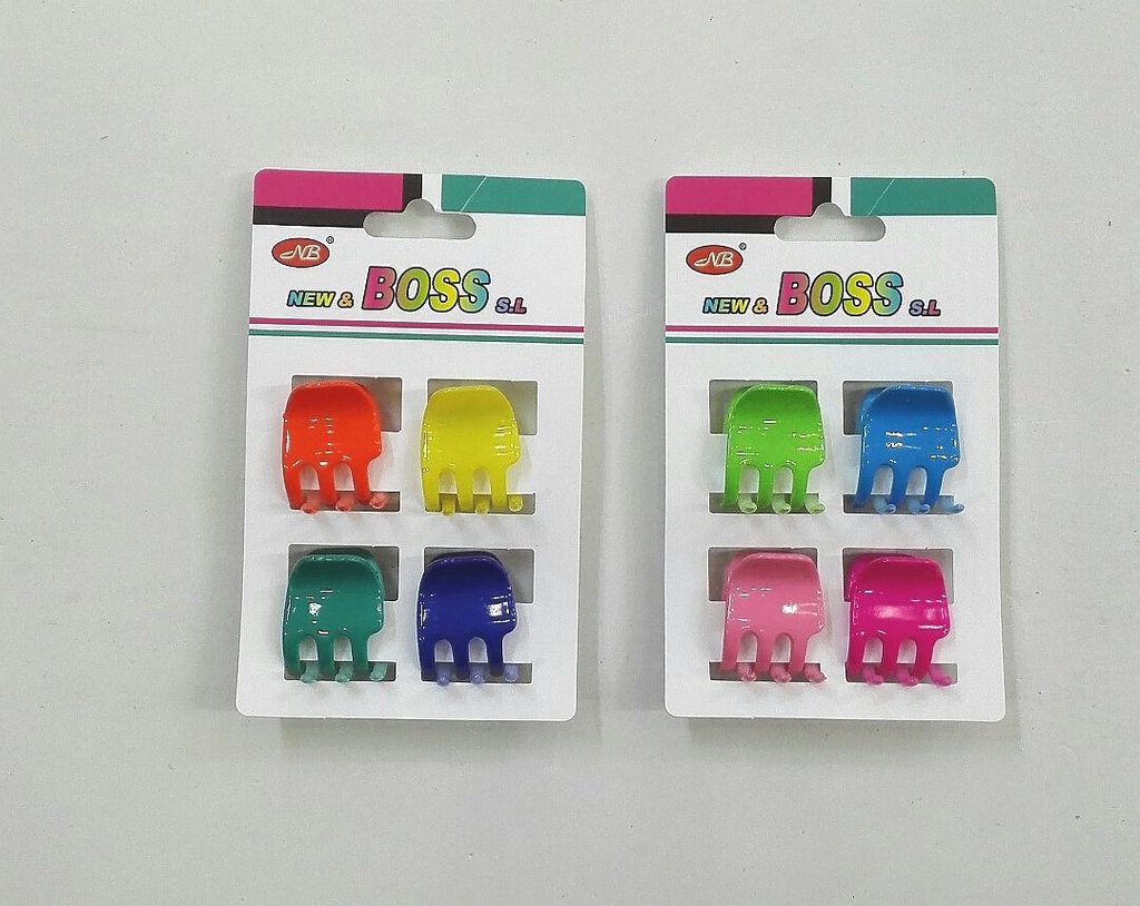 Pinza de pelo color 1.8cm 12/u para el cabello
