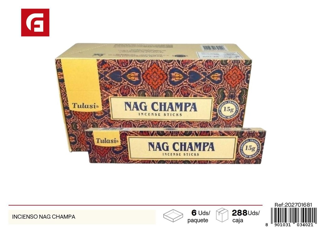 Incienso nag champa