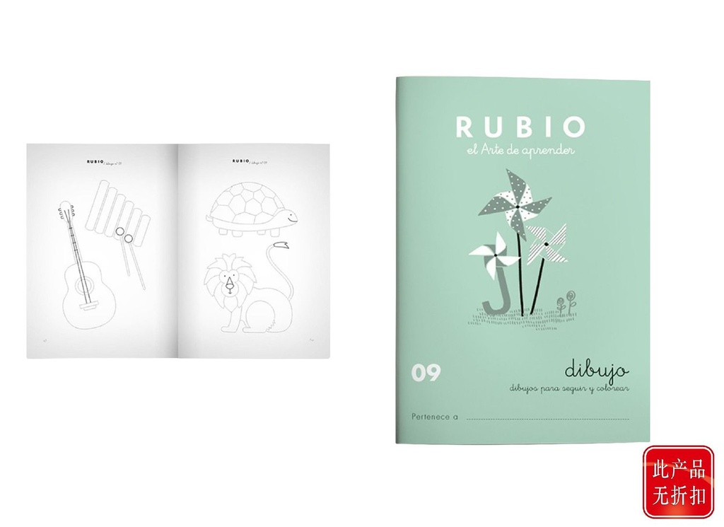 Cuaderno de prácticas de escritura 09 - Material escolar
