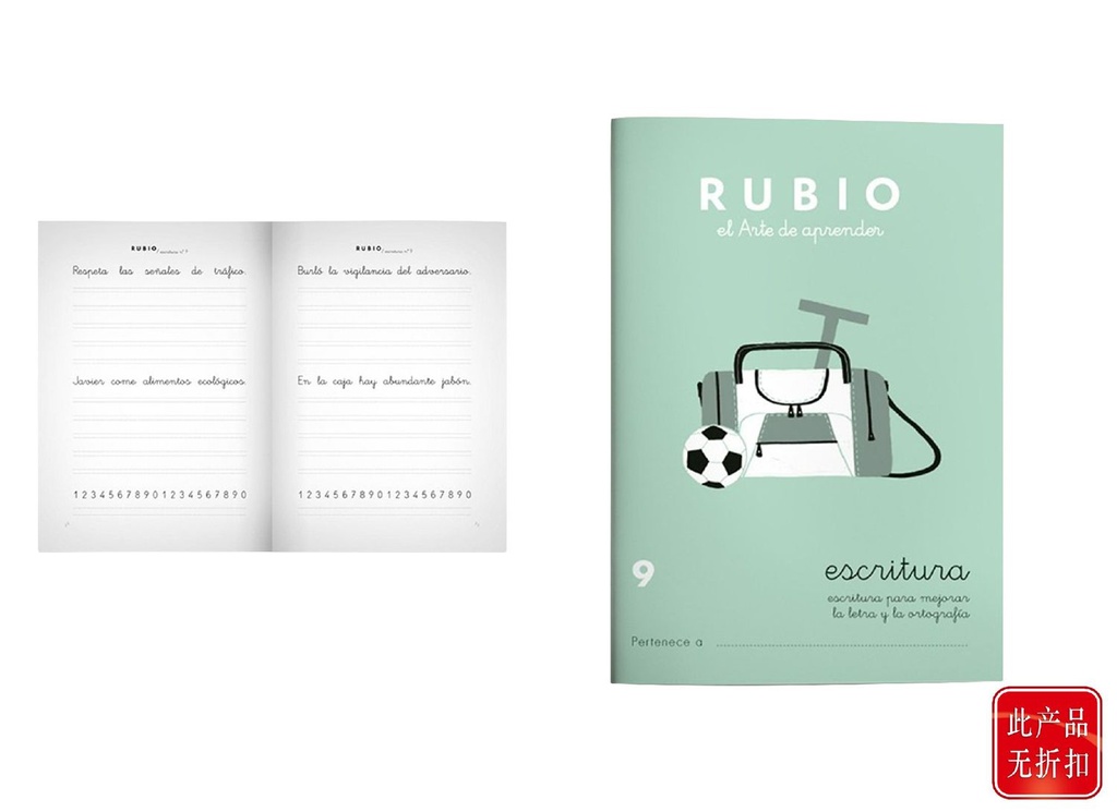 Cuaderno de ejercicios Rubio 9