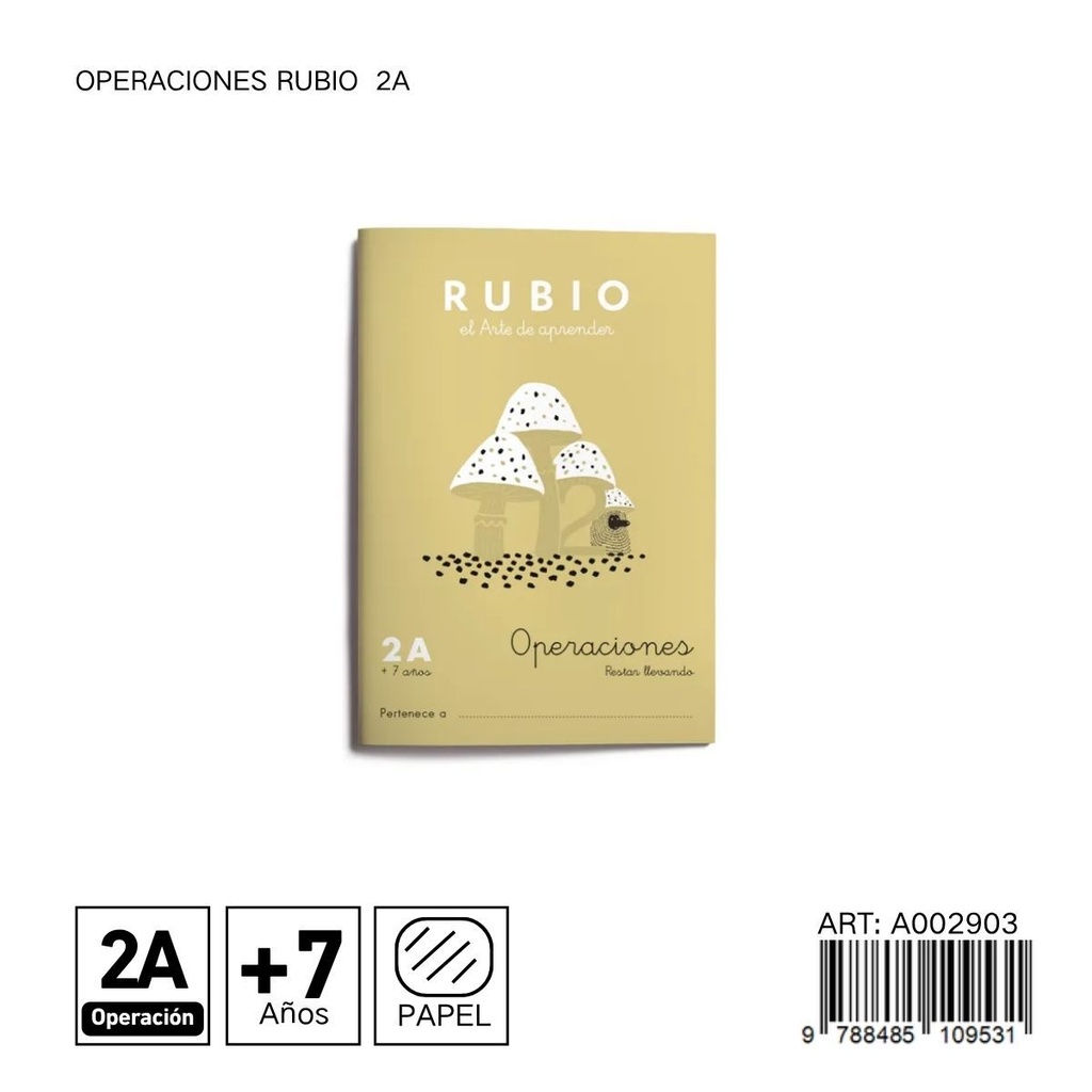 Cuaderno de matemáticas 2A - Operaciones 2A