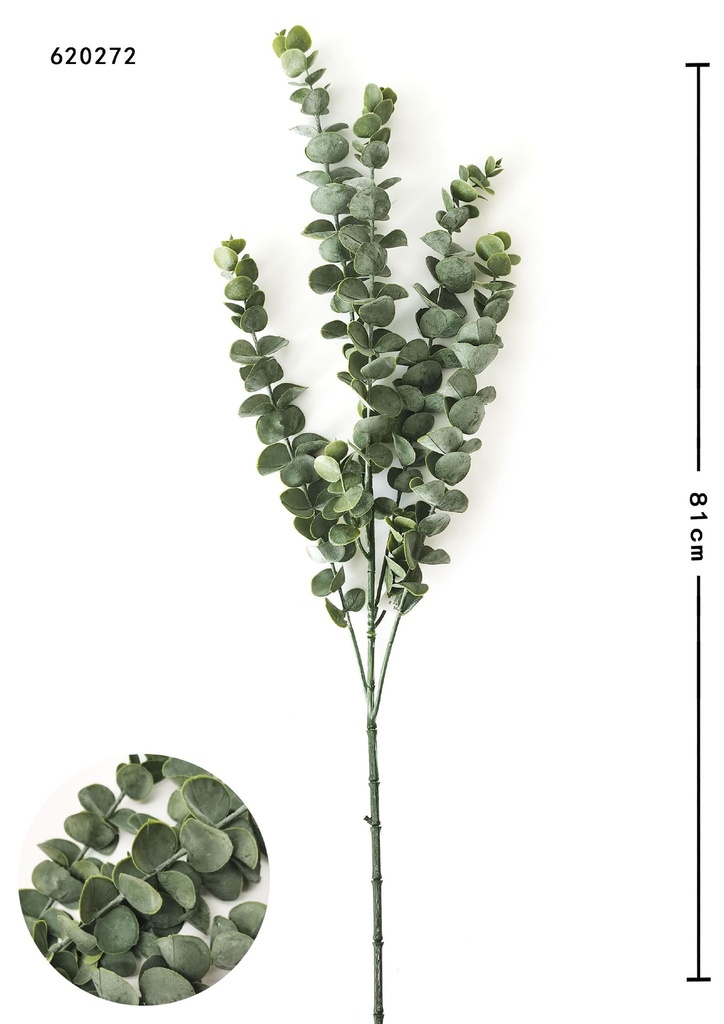 Rama de eucalipto artificial - Decoraciones florales y verde