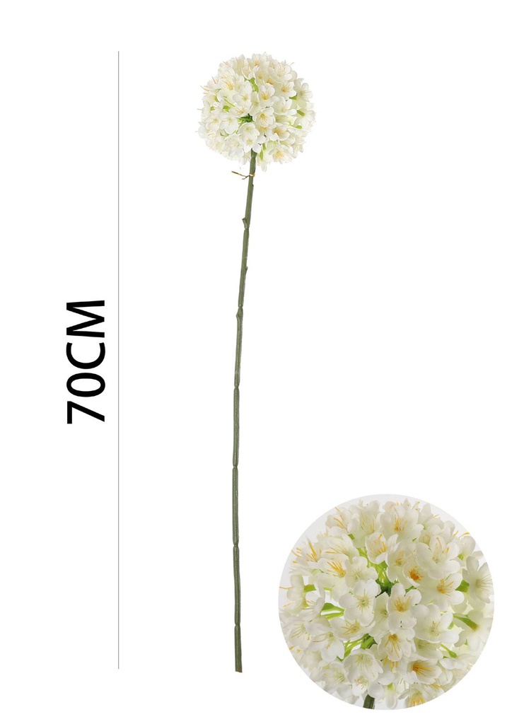 Decoración de flores - Ramal de cebolla 70cm