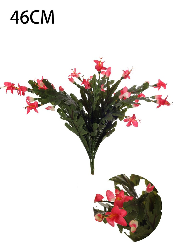 Flor artificial 13" 16 rojo, Nueva colección