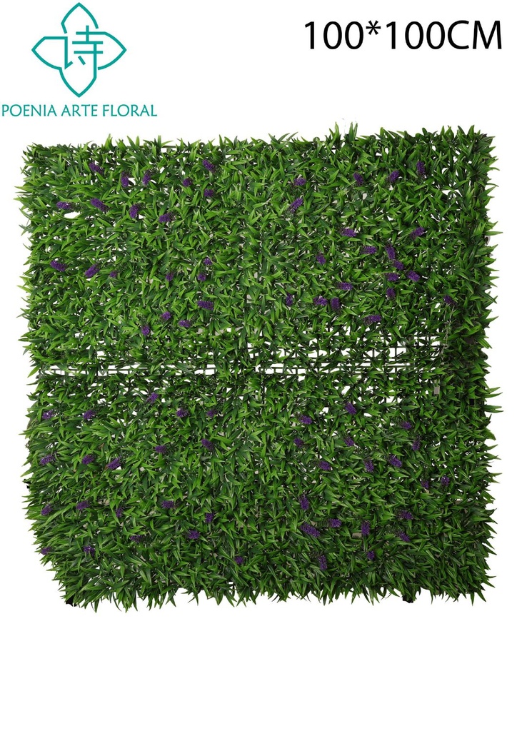 Pared vegetal de lavanda 100x100cm B013 para jardín vertical