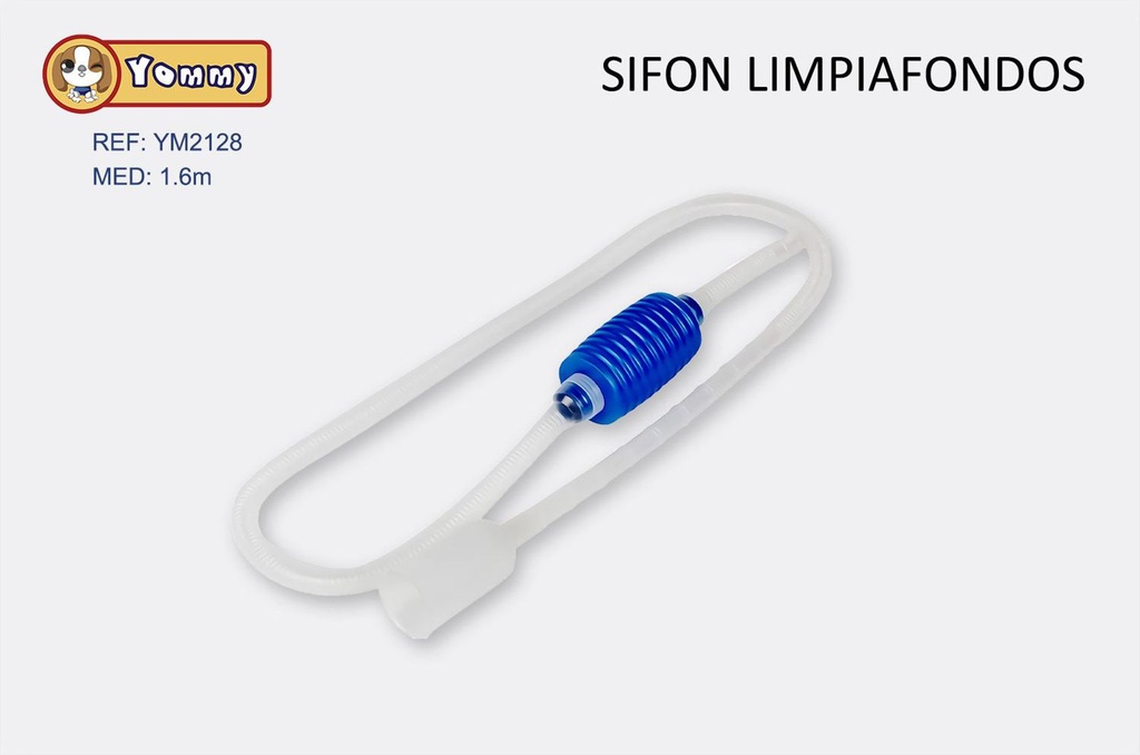 Limpia fondos para acuario 1.6m