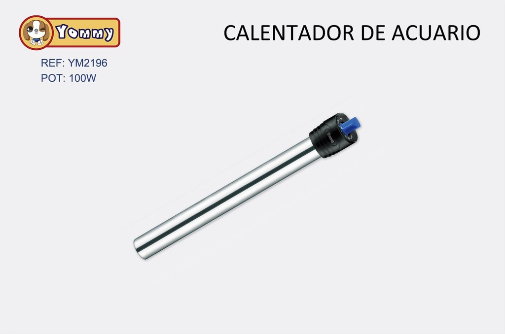 Varilla de calentamiento de acero inoxidable 100W - Accesorios para acuarios