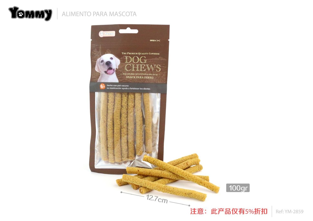 Alimento para mascotas batata 12.7cm 100g