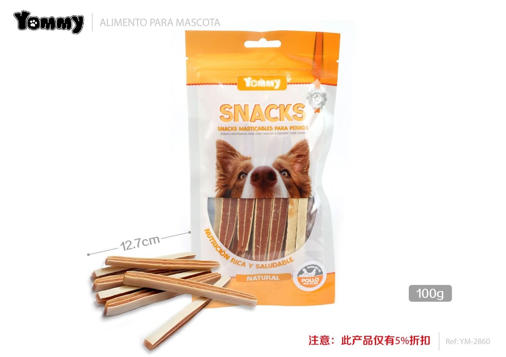 Alimentos para mascotas - Sushi de pollo y bacalao 12.7cm 100g