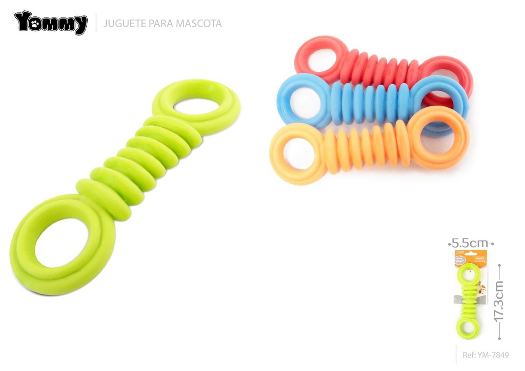 Juguete de goma para mascotas en forma de hueso 17.3 cm*5.5 cm - Juguetes TPR