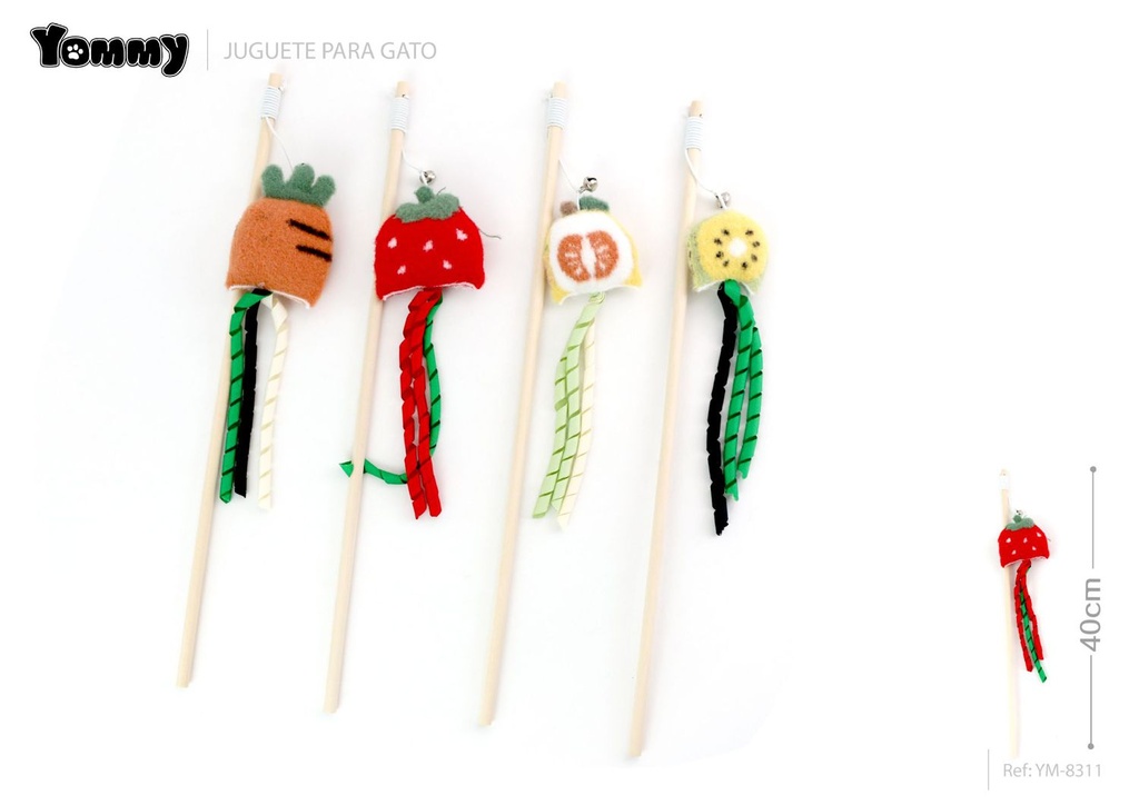 Juguete de frutas de peluche para gatos 40 cm - Juguetes para gatos