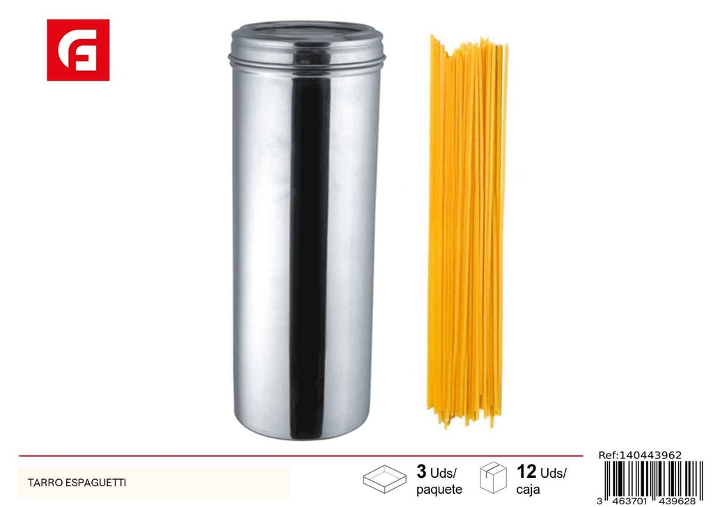Tarro para espaguetis - Utensilios de cocina de acero inoxidable