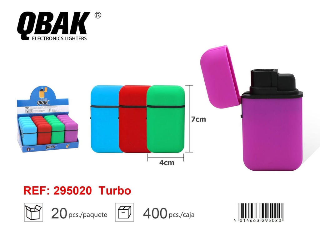 Mechero turbo QBAK FH-750 para encendido de cigarros y velas