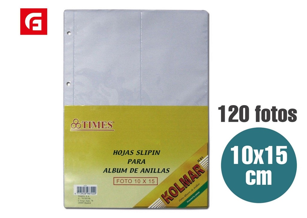 Hoja de álbum 15H 10x15 - Productos de fotografía