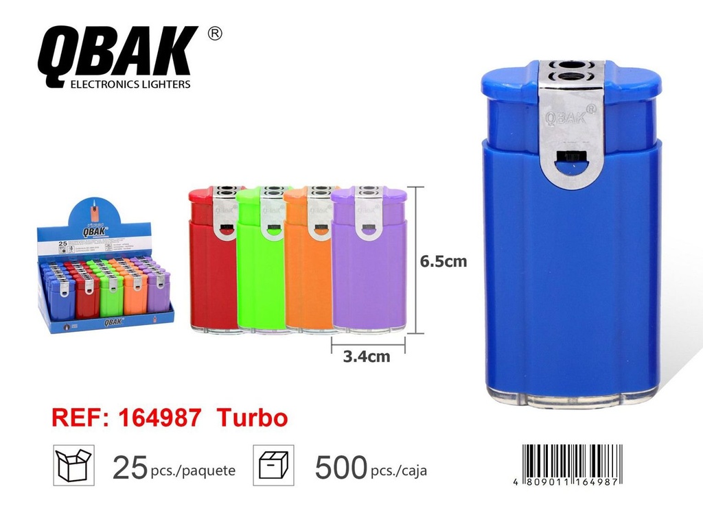 Mechero turbo QBAK FH-930B para uso personal