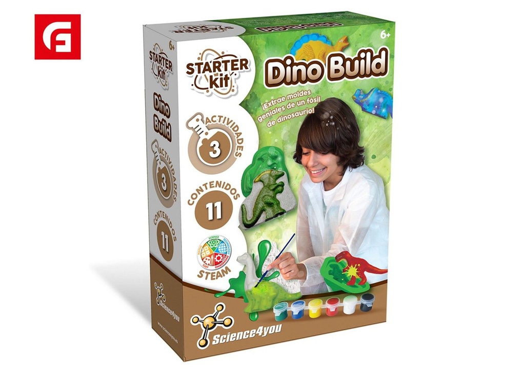 Juego kit Dino Build - Juguetes de construcción y dinosauros