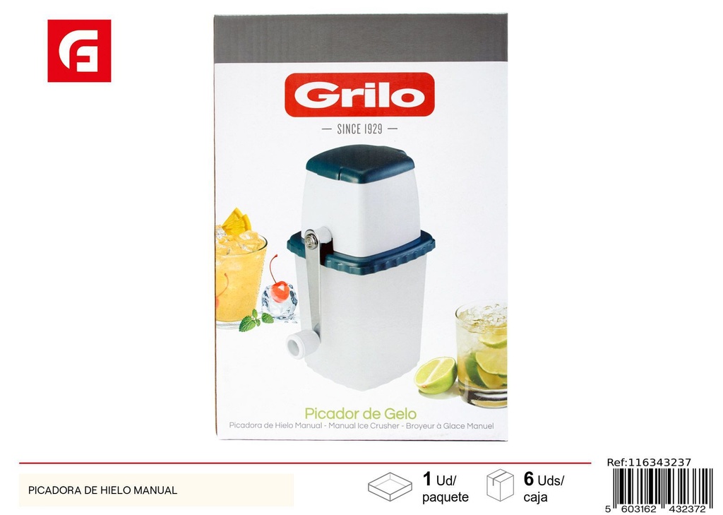 Pica hielo manual - Utensilios de cocina