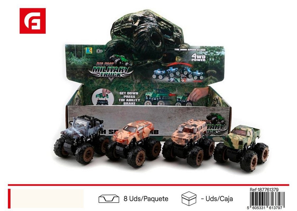 Coche 4x4 militar Big Foot - Juguetes de coches