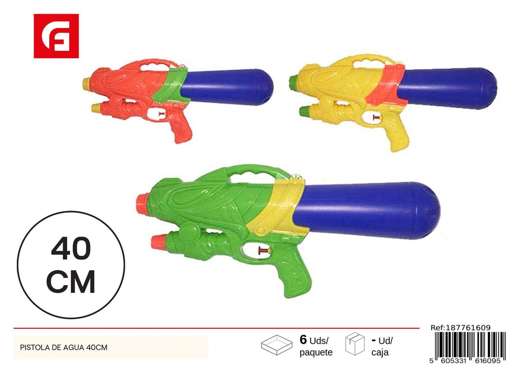 Pistola de agua 40cm - Juguetes de verano