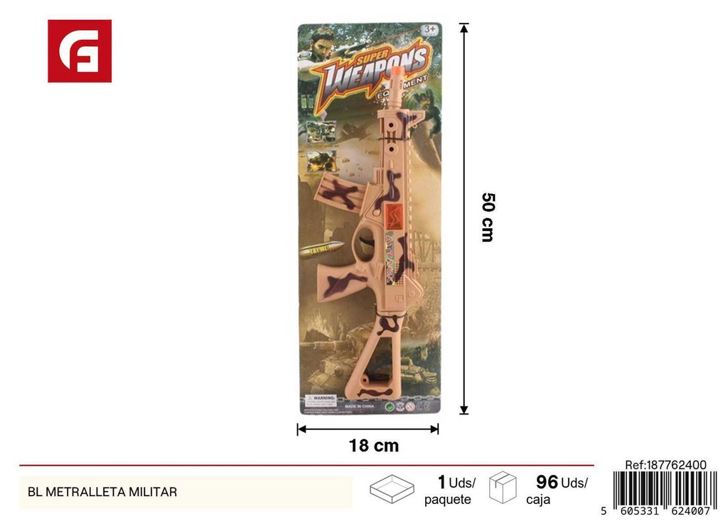 Juguete de pistola metralleta militar - Juguetes