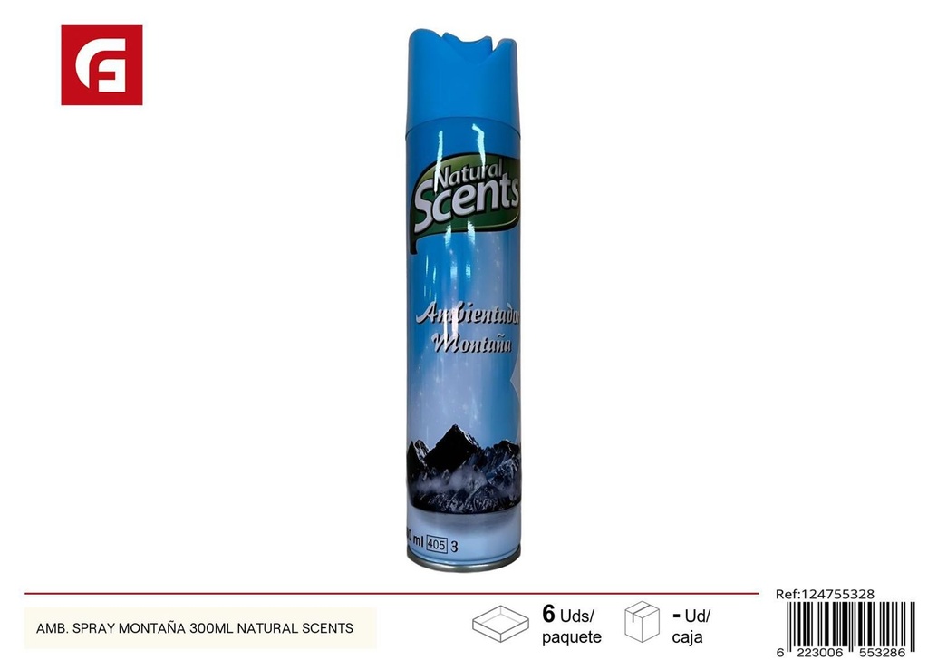 Ambientador aerosol natural "Montaña" 300ML - Ambientadores