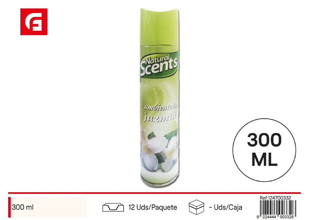 Ambientador aerosol natural "Jazmín" 300ML - Ambientadores