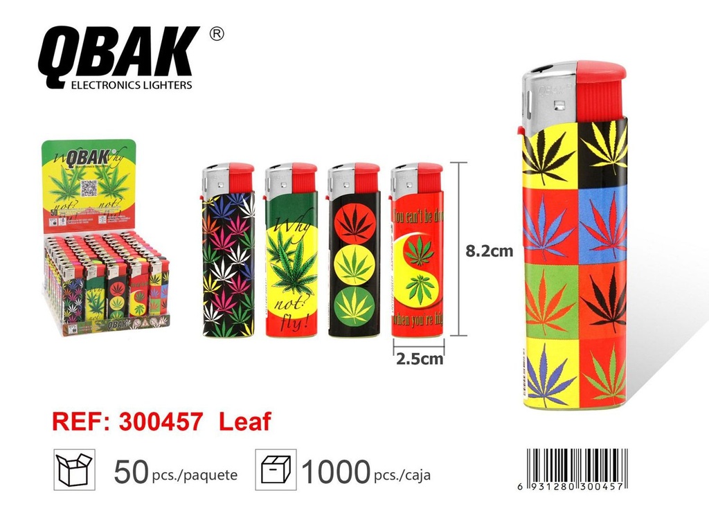 Mechero QBAK para encender cigarrillos y velas