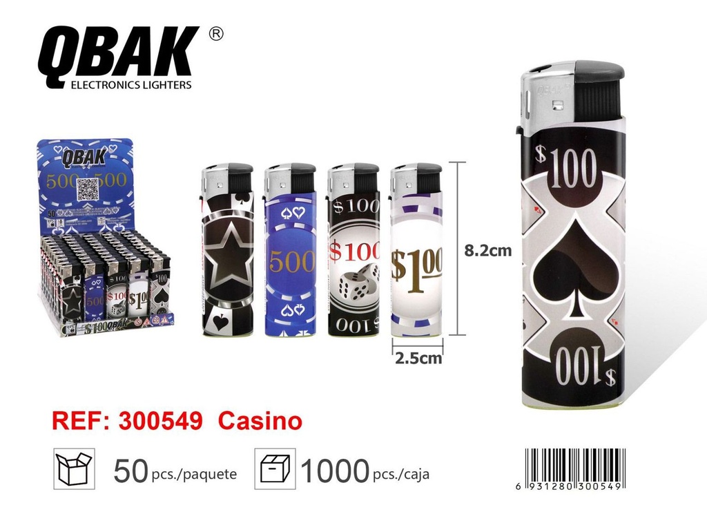 Mechero QBAK para encender cigarrillos