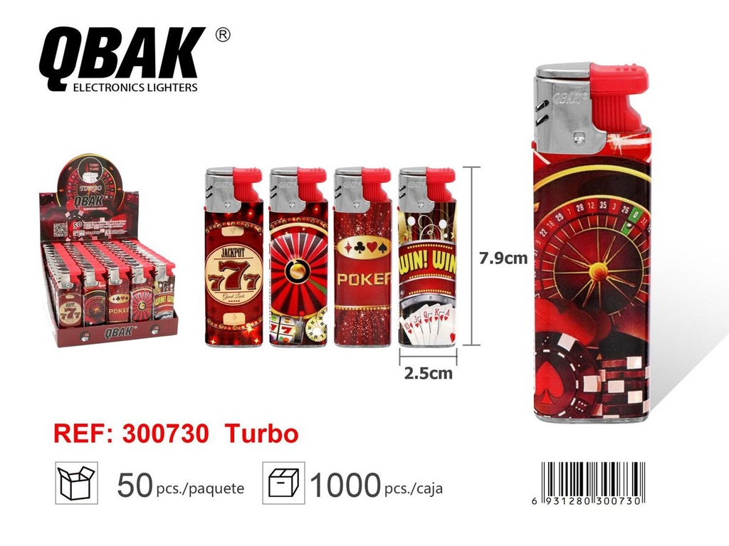 Encendedor turbo QBAK WSF910 - Artículos de fumador