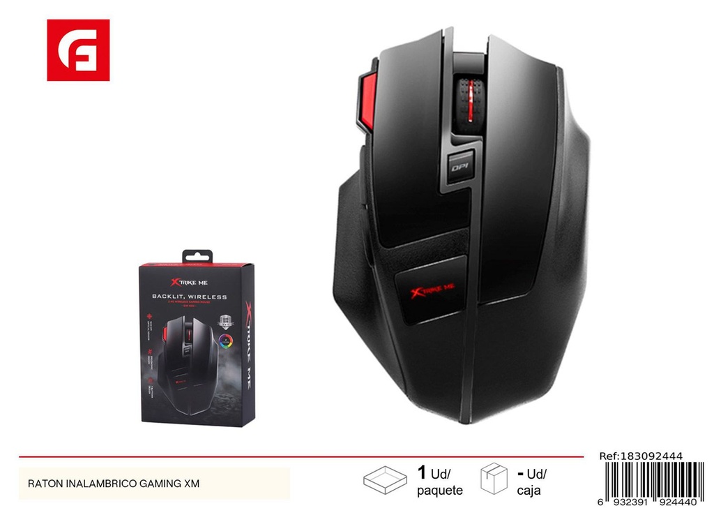 Ratón inalámbrico gaming XM - Electrónica y accesorios de informática