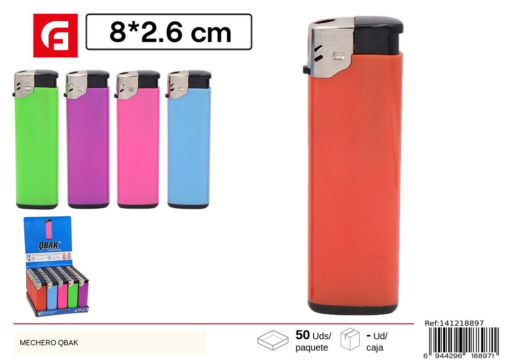 Mechero Qbak WSF-838A - Artículos de fumador y encendedores