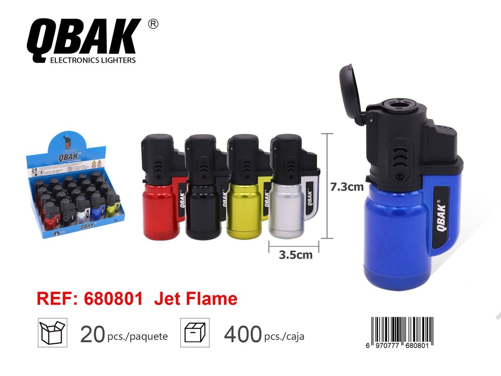 Mechero turbo QBAK OQ604 para encender cigarrillos