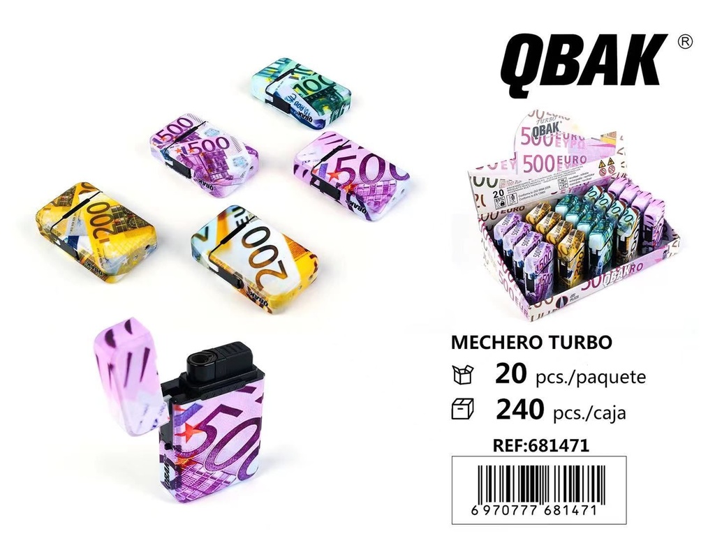 Mechero turbo QBAK para encendido rápido