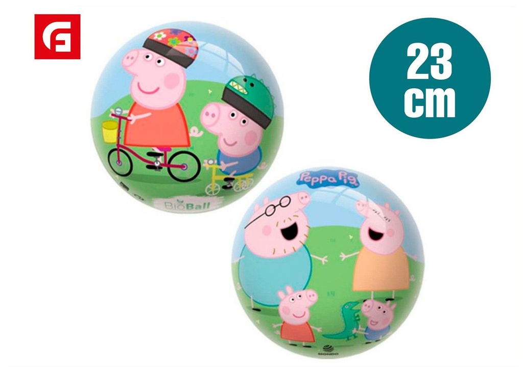 Pelota Peppa Pig 23cm - Juguetes temáticos